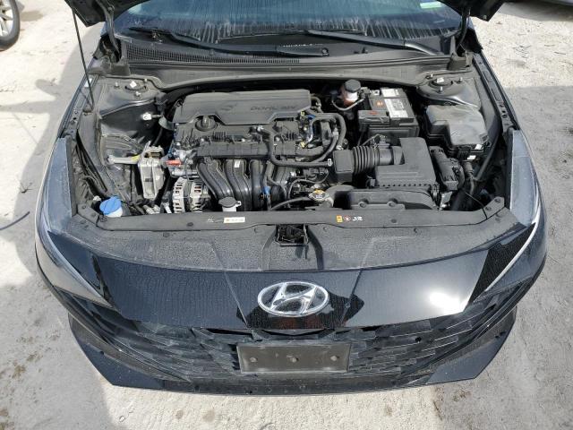 KMHLS4AG9MU212495 - 2021 HYUNDAI ELANTRA SEL BLACK photo 11