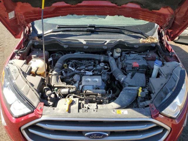 MAJ3S2GE9KC309395 - 2019 FORD ECOSPORT SE Burgund zdjęcie 12