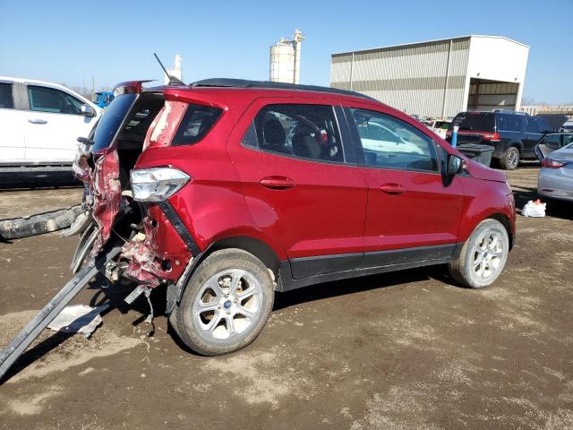 MAJ3S2GE9KC309395 - 2019 FORD ECOSPORT SE Burgund zdjęcie 3