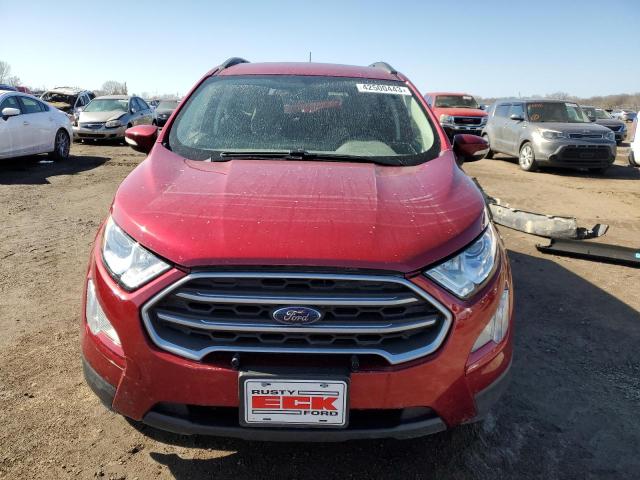MAJ3S2GE9KC309395 - 2019 FORD ECOSPORT SE Burgund zdjęcie 5