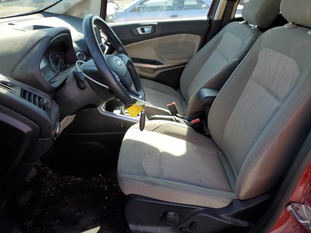 MAJ3S2GE9KC309395 - 2019 FORD ECOSPORT SE Burgund zdjęcie 7