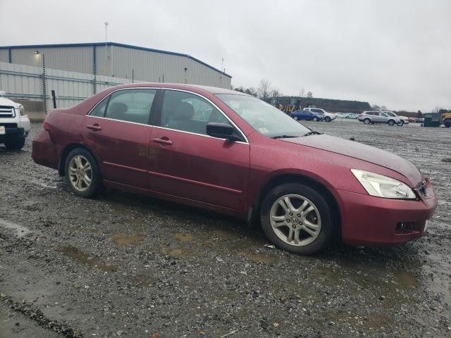 1HGCM56346A000247 - 2006 HONDA ACCORD SE MAROON photo 4