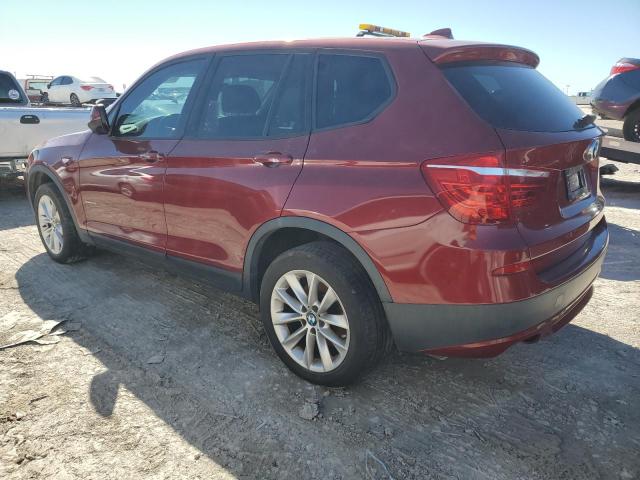 5UXWX9C55E0D28606 - 2014 BMW X3 XDRIVE28I BURGUNDY photo 2