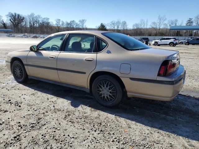 2G1WF55E3Y9147644 - 2000 CHEVROLET IMPALA BEIGE photo 2