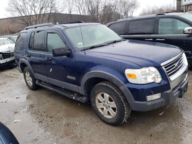 1FMEU73E56UA55437 - 2006 FORD EXPLORER XLT BLUE photo 4