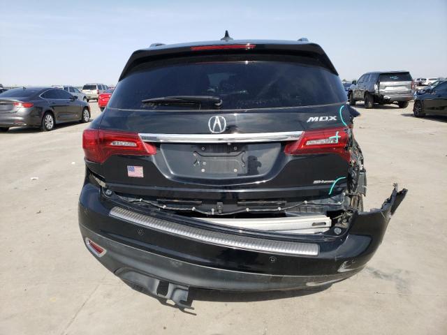 5FRYD4H82EB041861 - 2014 ACURA MDX ADVANCE BLACK photo 6