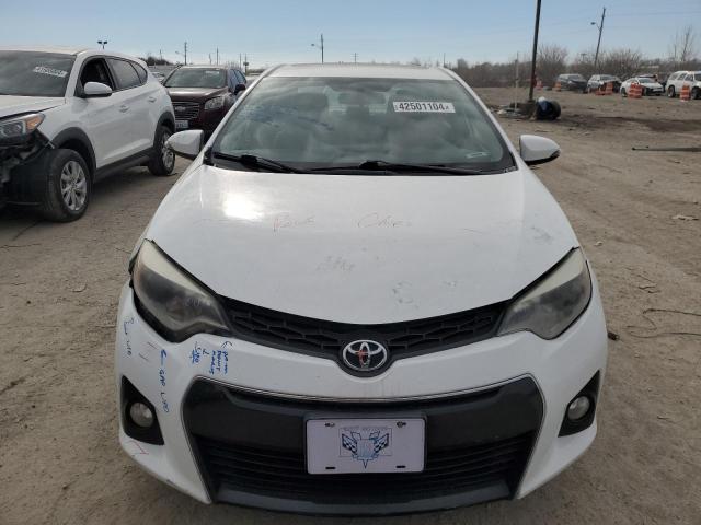 2T1BURHE6EC059262 - 2014 TOYOTA COROLLA L WHITE photo 5