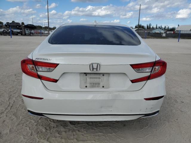 1HGCV1F15JA220459 - 2018 HONDA ACCORD LX WHITE photo 6