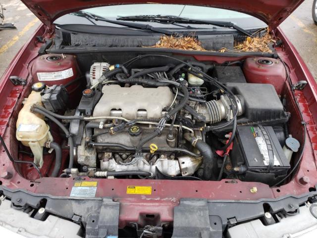 1G3NL12E91C149969 - 2001 OLDSMOBILE ALERO GL BURGUNDY photo 11