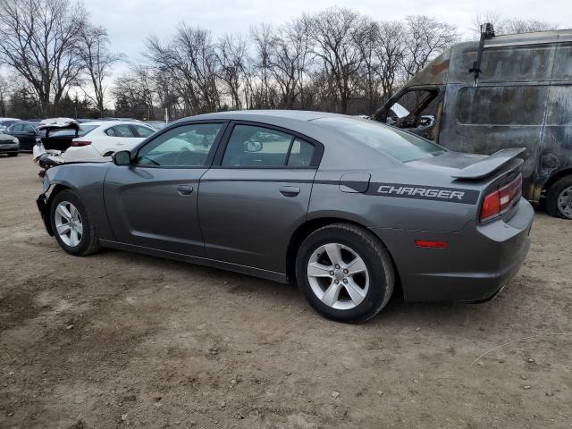 2C3CDXBGXCH111017 - 2012 DODGE CHARGER SE GRAY photo 2