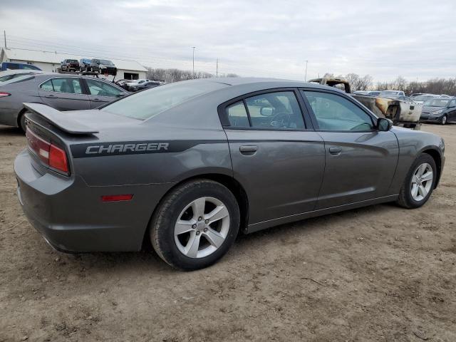 2C3CDXBGXCH111017 - 2012 DODGE CHARGER SE GRAY photo 3