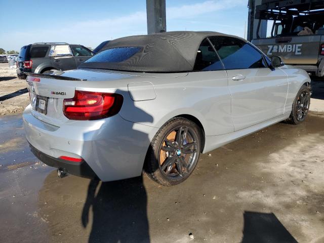 WBA2L1C30HV666718 - 2017 BMW M240I ნაცრისფერი ფოტო 3