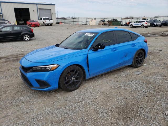 19XFL2H84NE010102 - 2022 HONDA CIVIC SPORT 蓝色 照片 1