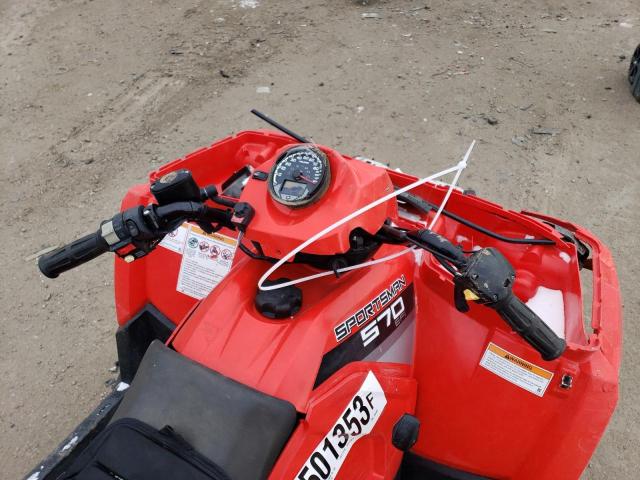 4XASEE573GA599498 - 2016 POLARIS SPORTSMAN 570 EPS 红色 照片 9