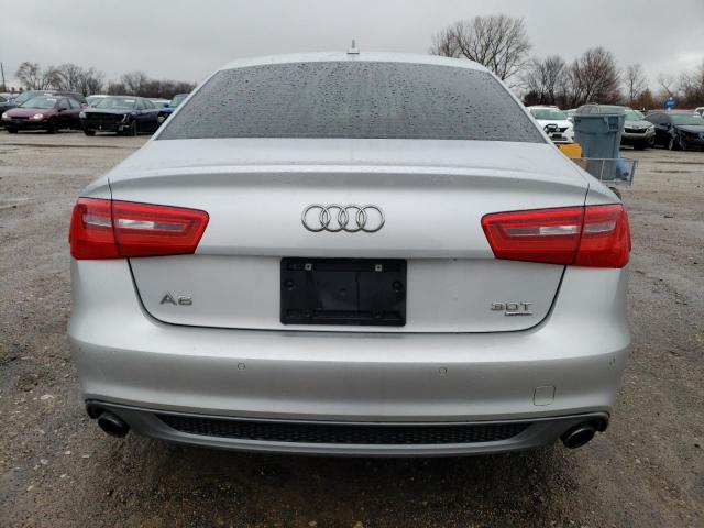 WAUHGAFC1DN004280 - 2013 AUDI A6 PRESTIGE SILVER photo 6