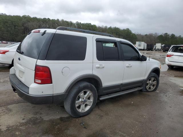 1FMZU63K73UA74326 - 2003 FORD EXPLORER XLT WHITE photo 3