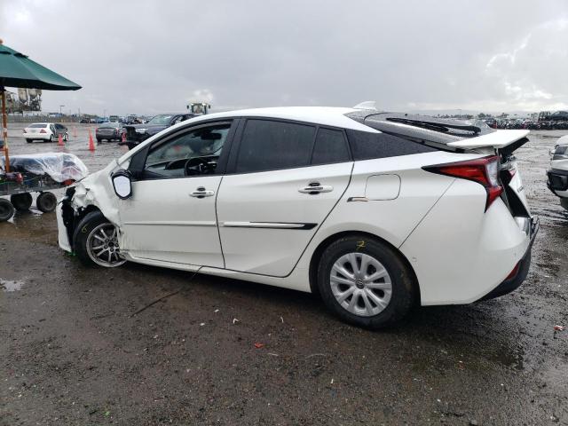 JTDKARFU3L3116722 - 2020 TOYOTA PRIUS L WHITE photo 2