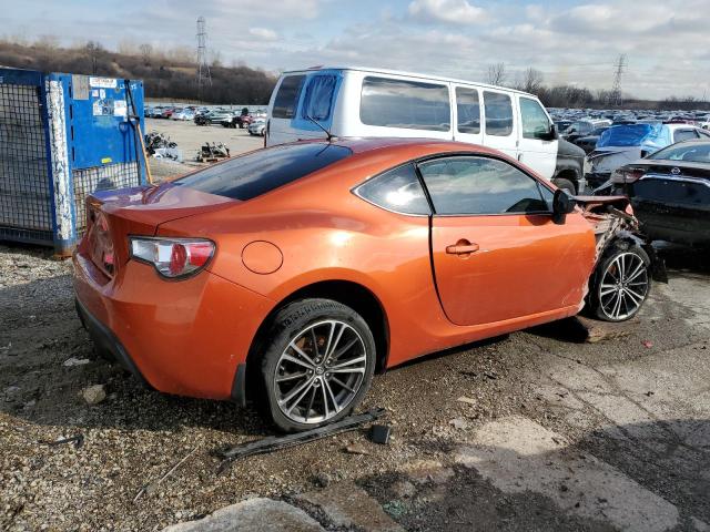 JF1ZNAA10D1716151 - 2013 TOYOTA SCION FR-S ORANGE photo 3