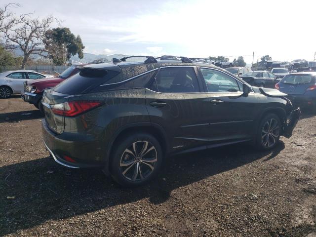 2T2HGMDA7MC066433 - 2021 LEXUS RX 450H GREEN photo 3