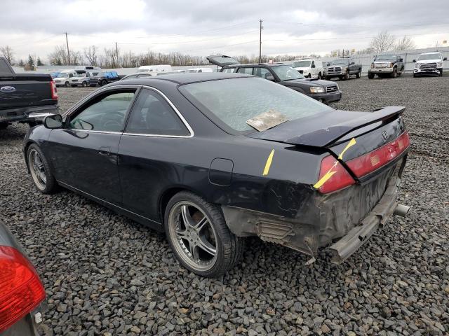 1HGCG31542A030458 - 2002 HONDA ACCORD EX BLACK photo 2