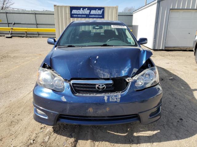 2T1BR30E26C611237 - 2006 TOYOTA COROLLA CE BLUE photo 5