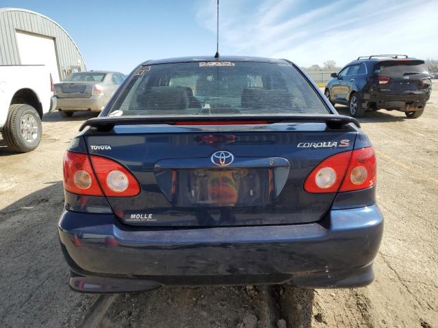 2T1BR30E26C611237 - 2006 TOYOTA COROLLA CE BLUE photo 6