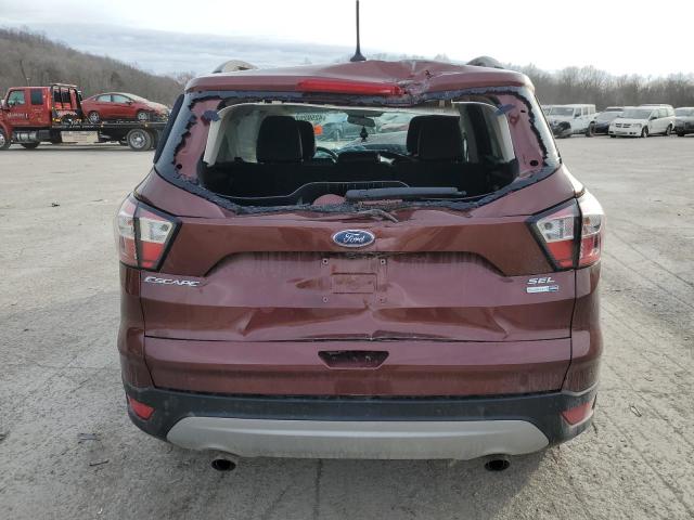 1FMCU9HD6JUB30688 - 2018 FORD ESCAPE SEL BROWN photo 6