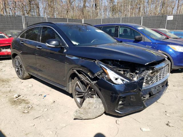 3PCAJ5J36NF103858 - 2022 INFINITI QX55 LUXE BLUE photo 4