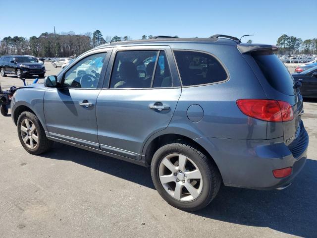 5NMSH13E79H292872 - 2009 HYUNDAI SANTA FE SE BLUE photo 2