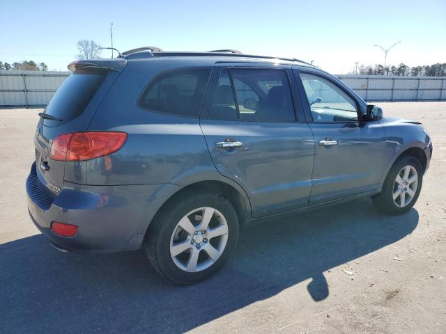 5NMSH13E79H292872 - 2009 HYUNDAI SANTA FE SE BLUE photo 3