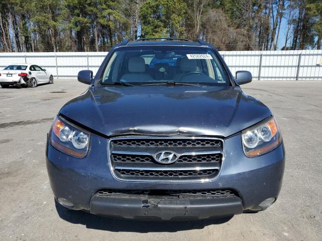 5NMSH13E79H292872 - 2009 HYUNDAI SANTA FE SE BLUE photo 5