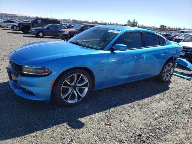 2C3CDXCT4FH777287 - 2015 DODGE CHARGER R/ BLUE photo 1