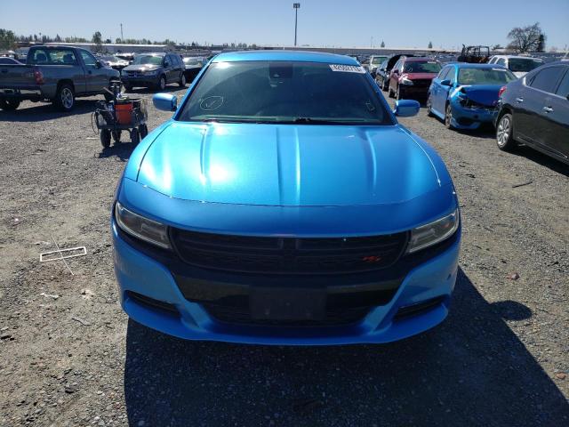 2C3CDXCT4FH777287 - 2015 DODGE CHARGER R/ BLUE photo 5