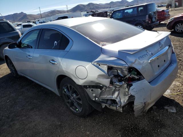 1N4AA5AP6CC834387 - 2012 NISSAN MAXIMA S SILVER photo 2