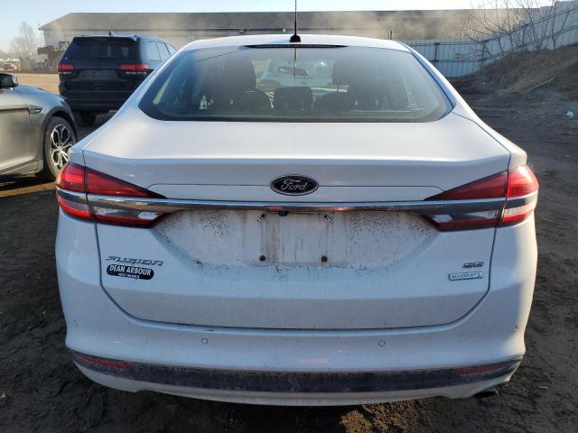 3FA6P0HD0HR170776 - 2017 FORD FUSION SE WHITE photo 6