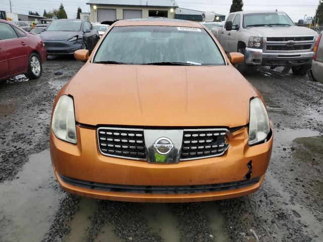 1N4BA41E14C819780 - 2004 NISSAN MAXIMA SE ORANGE photo 5