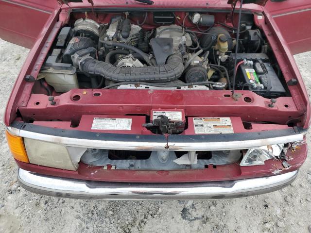 1FTCR14X2RTA85810 - 1994 FORD RANGER SUPER CAB RED photo 11