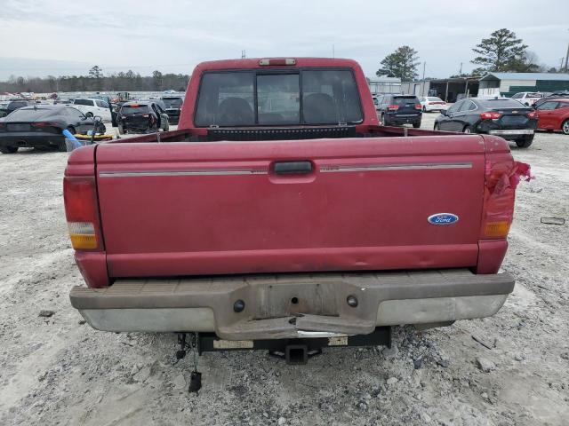 1FTCR14X2RTA85810 - 1994 FORD RANGER SUPER CAB RED photo 6