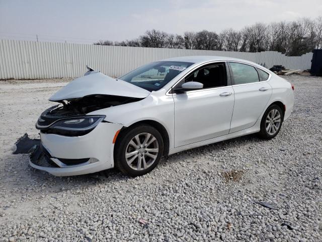 1C3CCCABXFN699126 - 2015 CHRYSLER 200 LIMITED WHITE photo 1