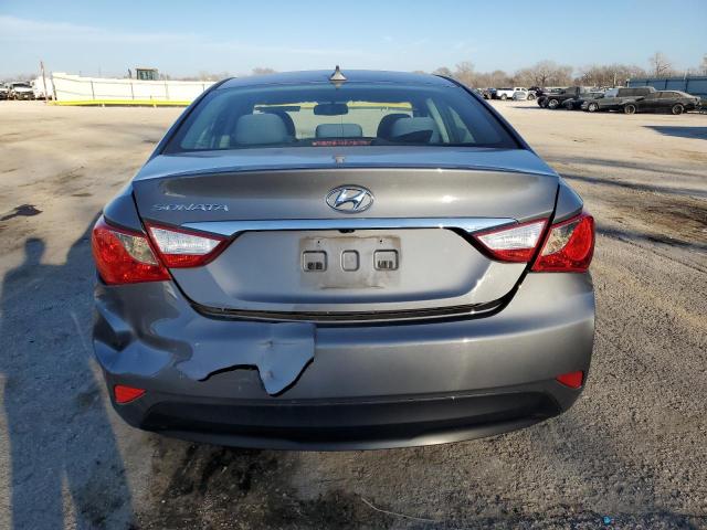 5NPEB4AC9EH847822 - 2014 HYUNDAI SONATA GLS GRAY photo 6