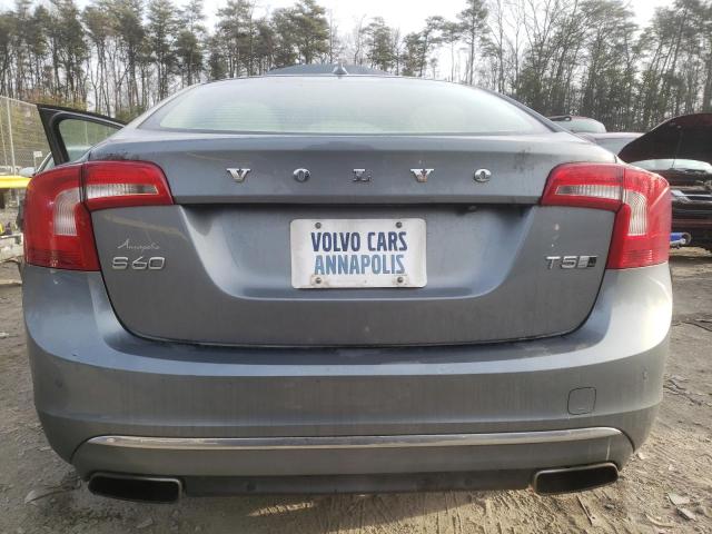 LYV612TK9GB097308 - 2016 VOLVO S60 PREMIER GRAY photo 6