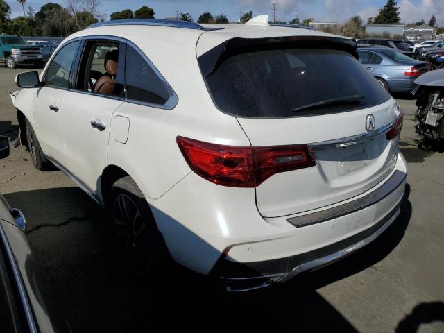 5FRYD4H84HB002404 - 2017 ACURA MDX ADVANCE WHITE photo 2