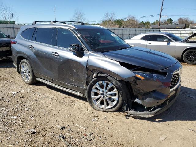 5TDYZRAH8LS017910 - 2020 TOYOTA HIGHLANDER LIMITED GRAY photo 4