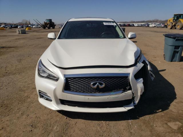 JN1EV7AR5HM835578 - 2017 INFINITI Q50 PREMIUM WHITE photo 5