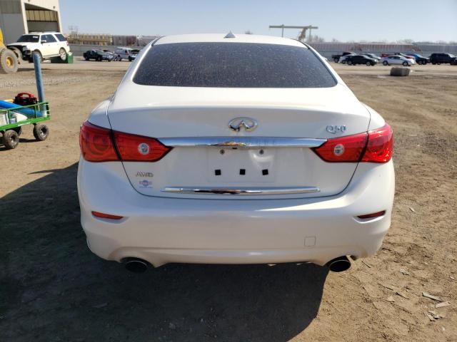 JN1EV7AR5HM835578 - 2017 INFINITI Q50 PREMIUM WHITE photo 6