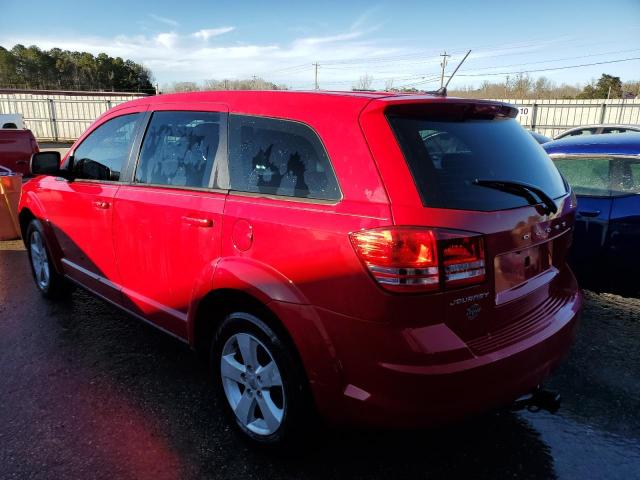 3C4PDCAB9DT558359 - 2013 DODGE JOURNEY SE RED photo 2