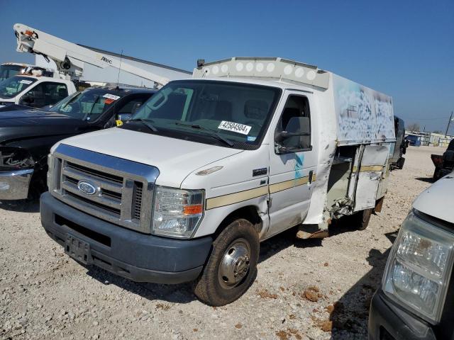 1FDWE3FL2EDB15628 - 2014 FORD ECONOLINE E350 SUPER DUTY CUTAWAY VAN WHITE photo 1