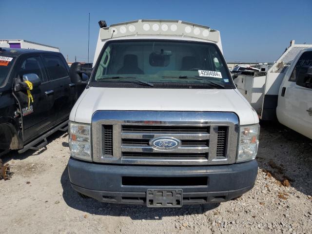 1FDWE3FL2EDB15628 - 2014 FORD ECONOLINE E350 SUPER DUTY CUTAWAY VAN WHITE photo 5