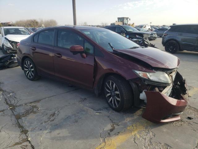 2HGFB2F91FH511678 - 2015 HONDA CIVIC EXL MAROON photo 4