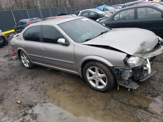 JN1DA31D22T428805 - 2002 NISSAN MAXIMA GLE GRAY photo 4